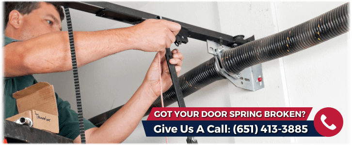 Broken Garage Door Spring Saint Paul MN